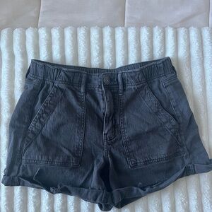 American Eagle Women's Black Denim Shorts